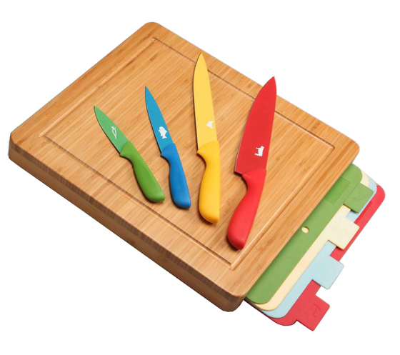 9PC Color Knife Set - Click Image to Close